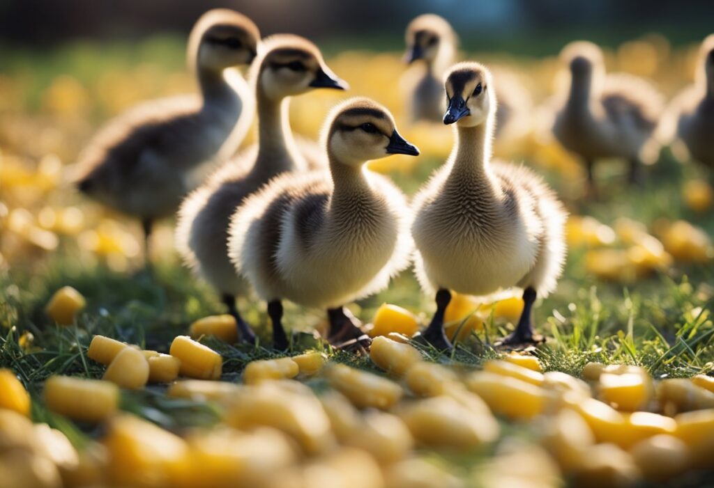 Can Baby Geese Eat Corn