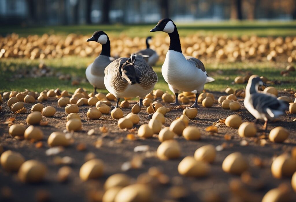 Can Geese Eat Nuts