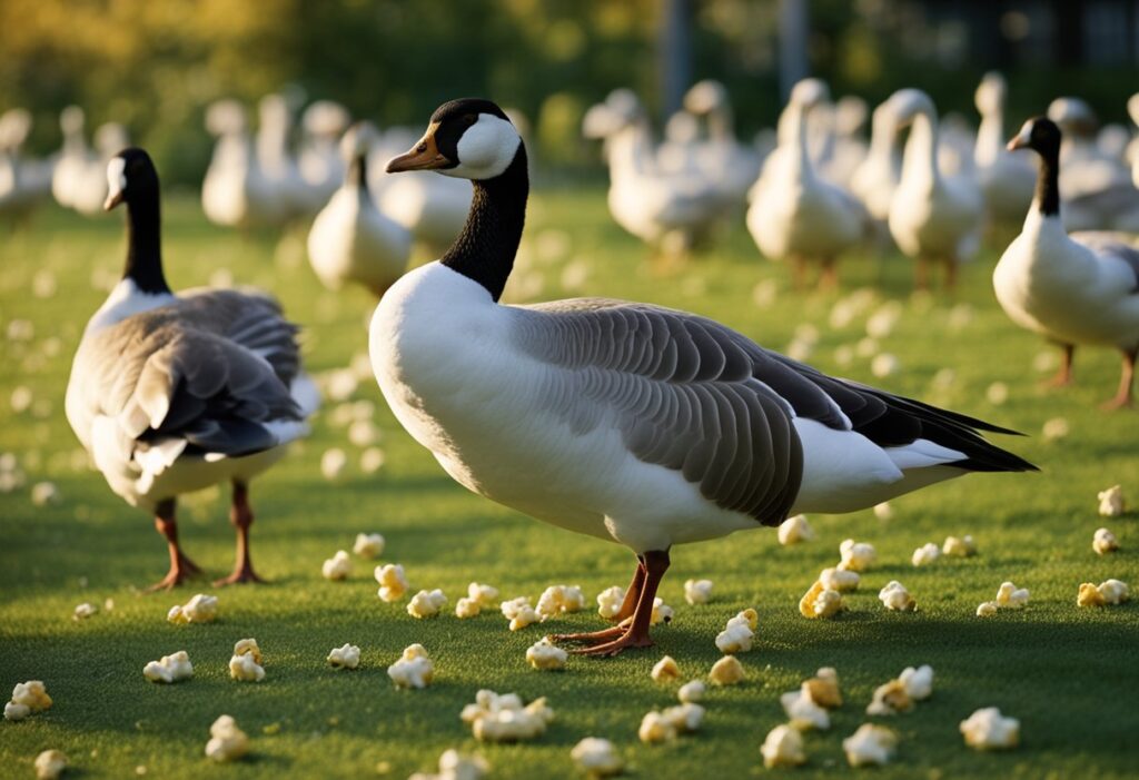 Can Geese Eat Popcorn