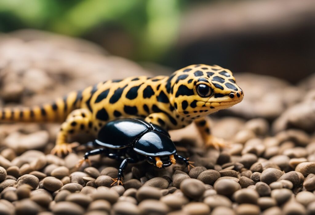 Can Leopard Geckos Eat Black Beetles