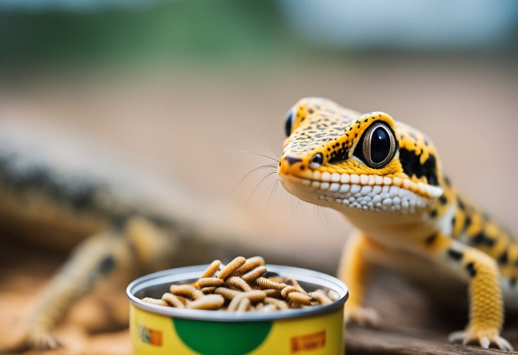 Can Leopard Geckos Eat Canned Mealworms