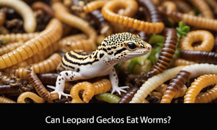 Can Leopard Geckos Eat Worms?