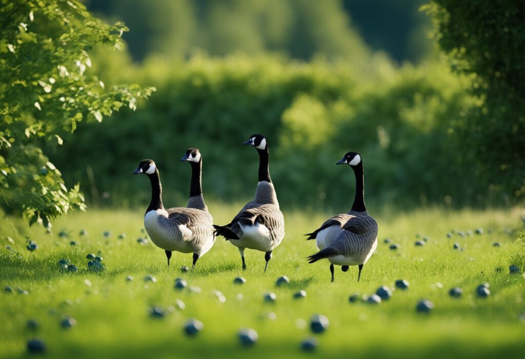 Can Canadian Geese Eat Blueberries