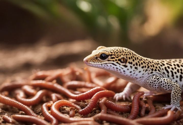 Can Leopard Geckos Eat Red Worms