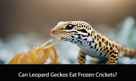 Can Leopard Geckos Eat Frozen Crickets?