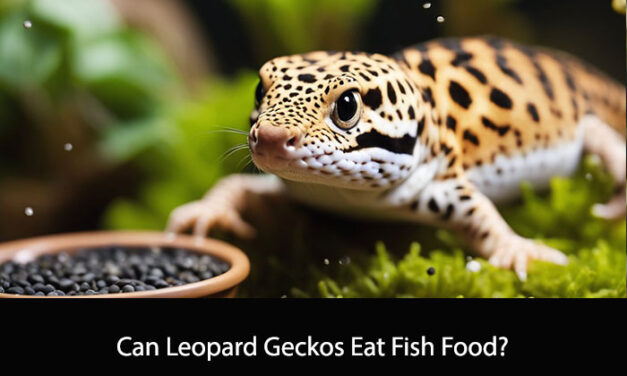 Can Leopard Geckos Eat Fish Food?