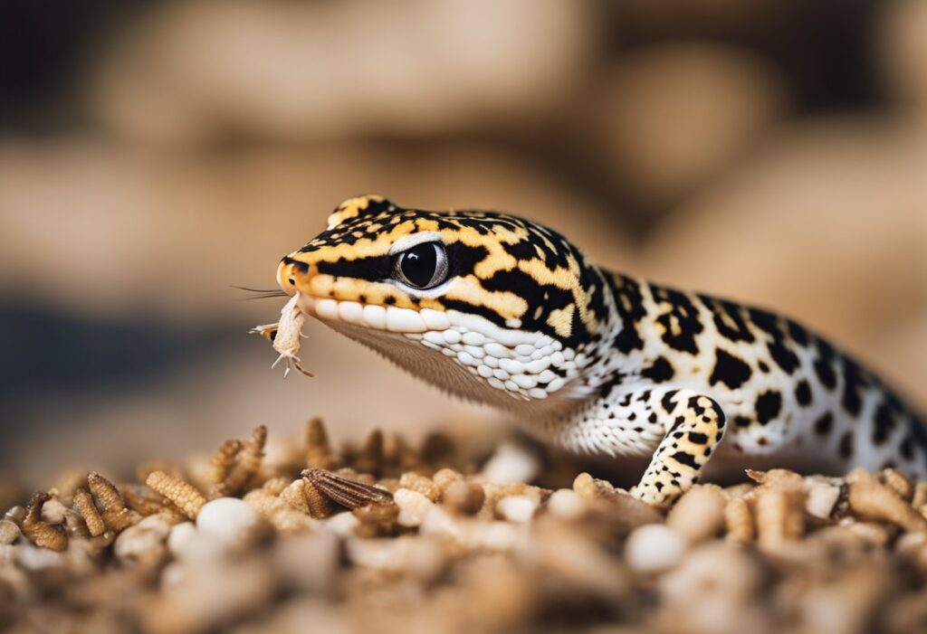 Can Leopard Geckos Eat Giant Mealworms