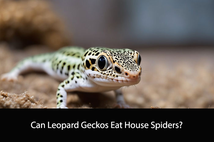 Can Leopard Geckos Eat House Spiders?