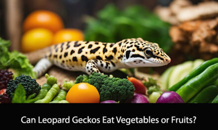 Can Leopard Geckos Eat Vegetables or Fruits?