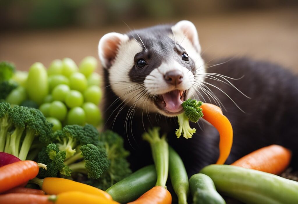 Can Ferrets Eat Vegetables