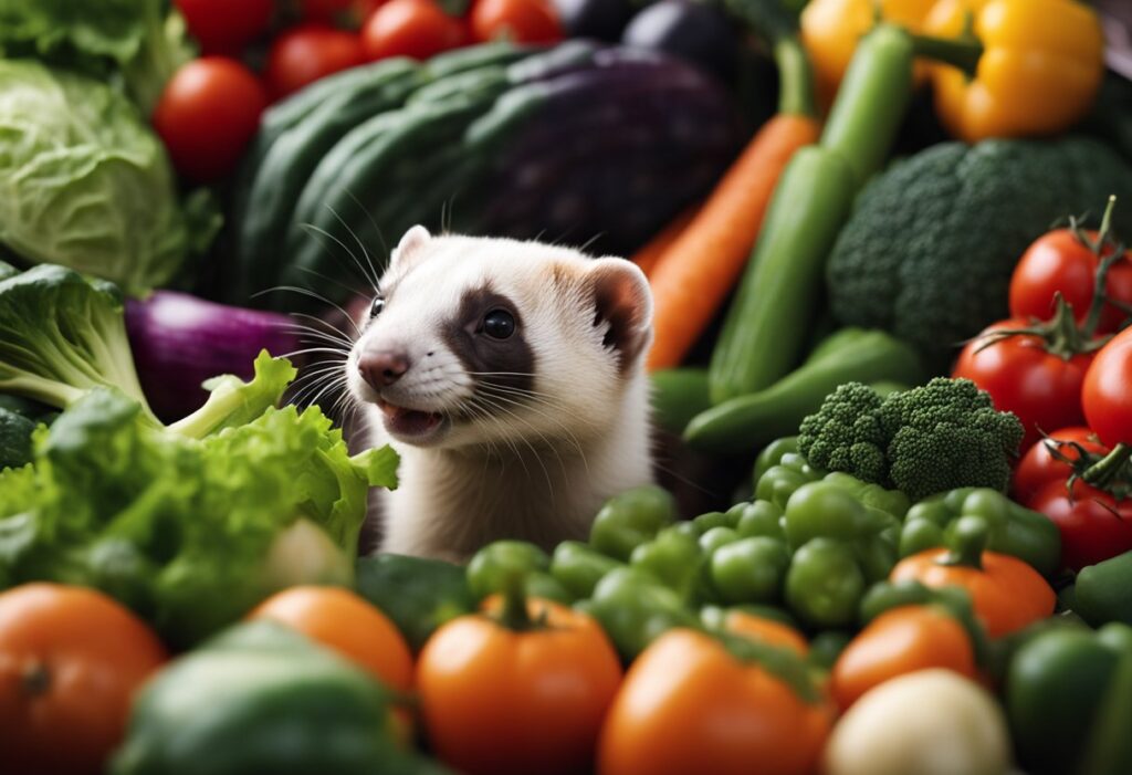 Can Ferrets Eat Vegetables