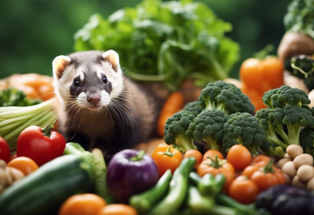 Can Ferrets Eat Vegetables