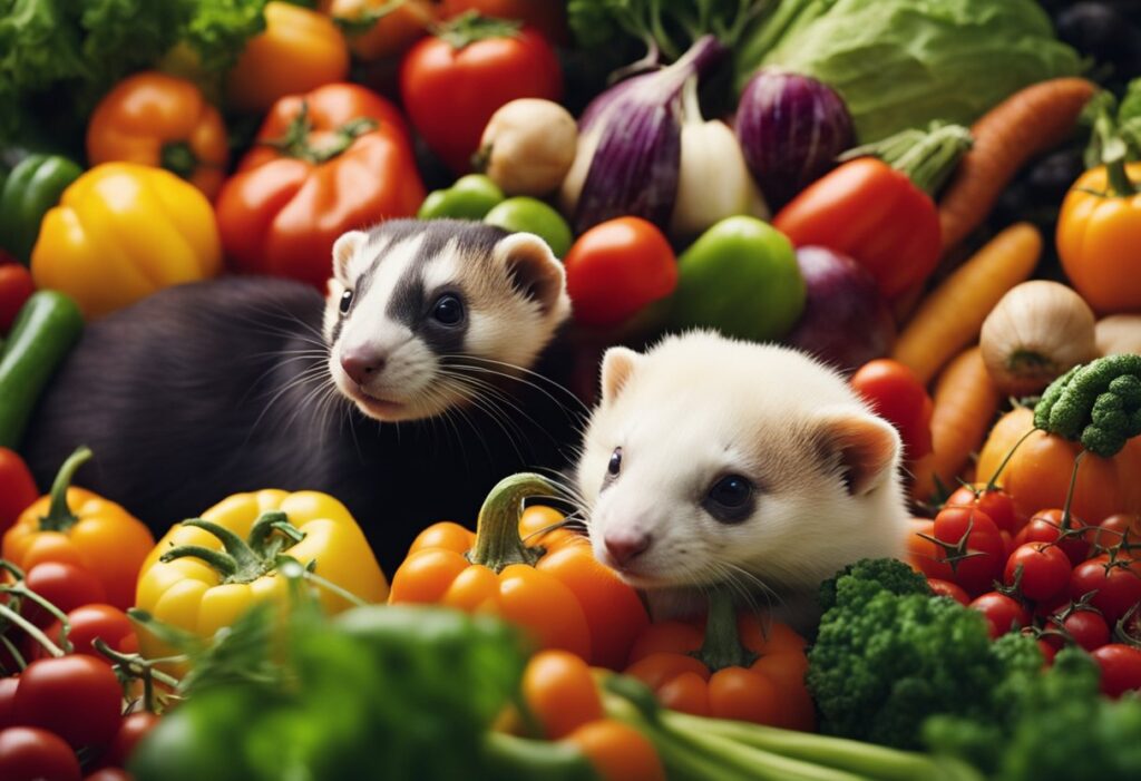 Can Ferrets Eat Vegetables