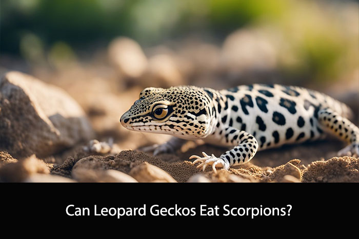 Can Leopard Geckos Eat Scorpions?