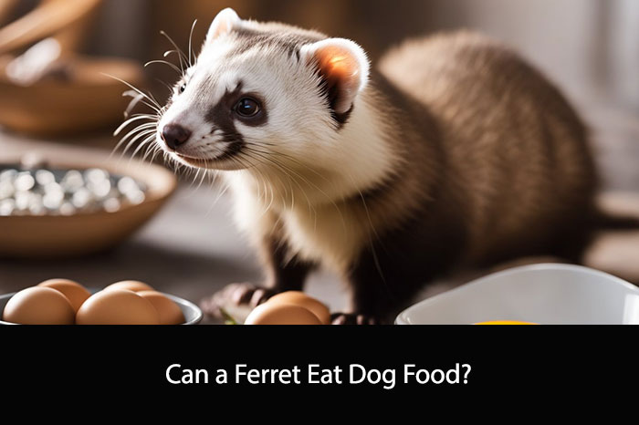 Can a Ferret Eat Dog Food?